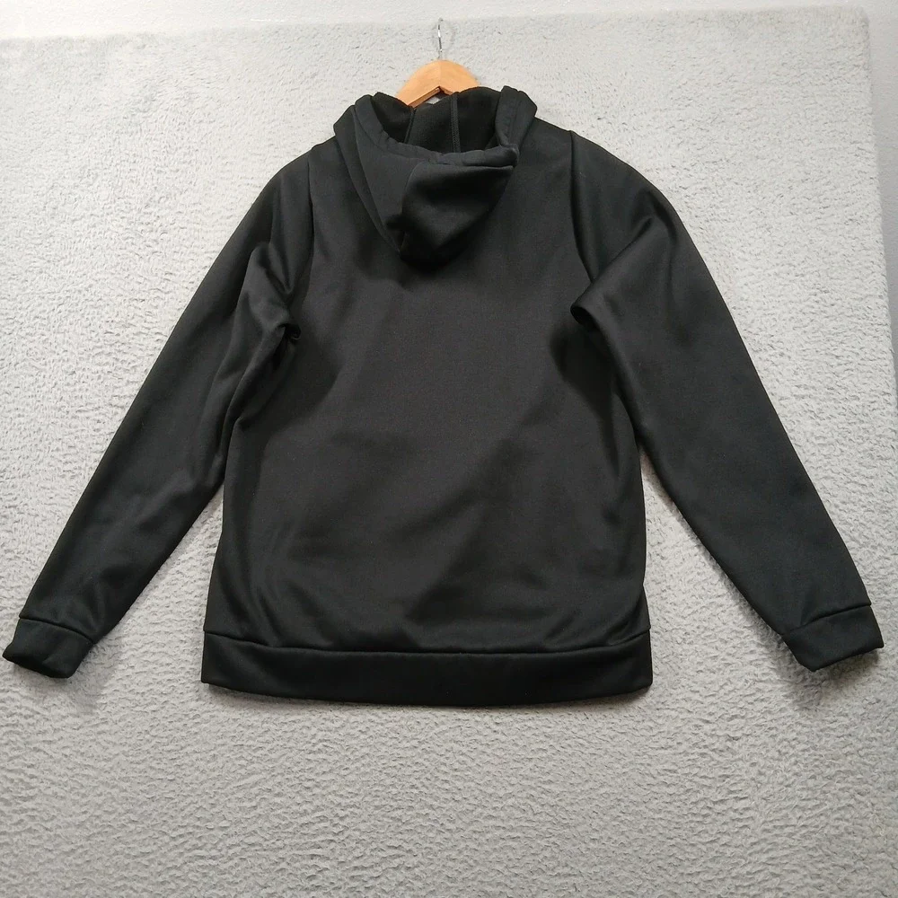 Nike Dri-FIT Hoodie Mens M Black Pullover Hooded Team‎ Logo